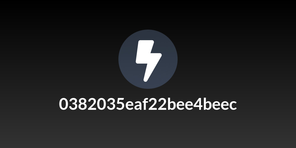 0382035eaf22bee4beec