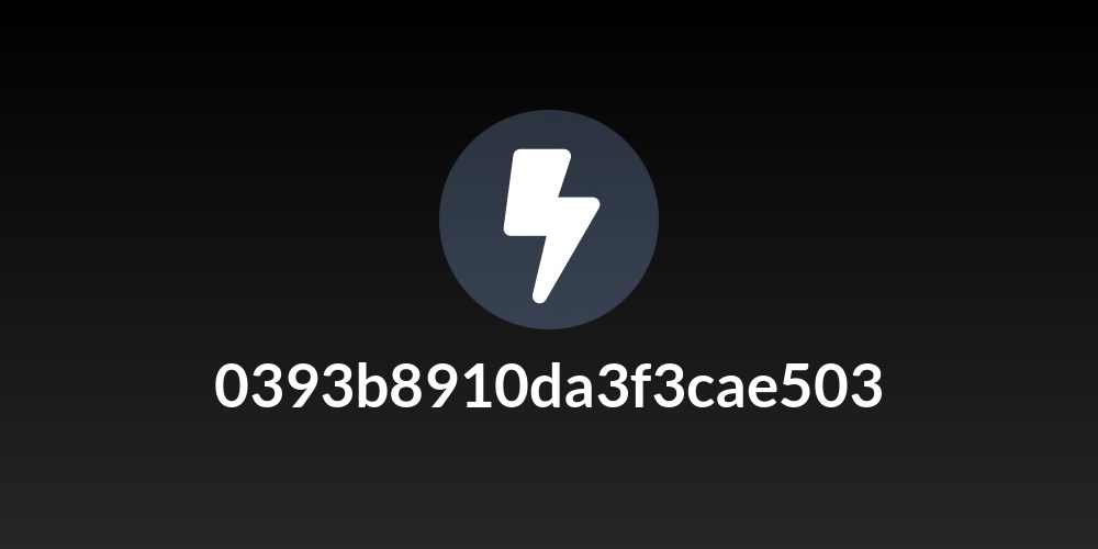 0393b8910da3f3cae503