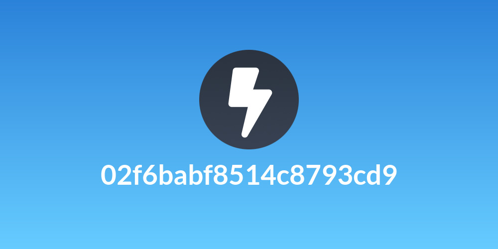 02f6babf8514c8793cd9