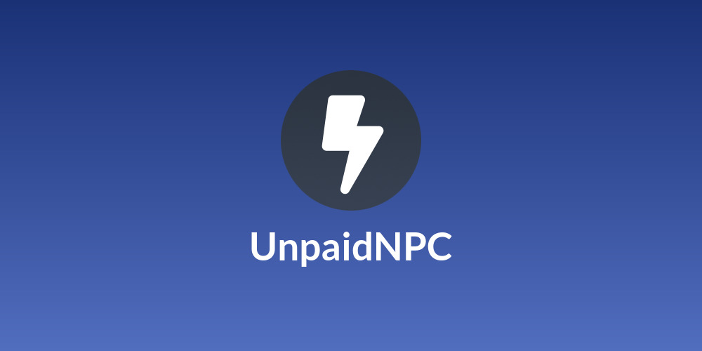 UnpaidNPC⚡
