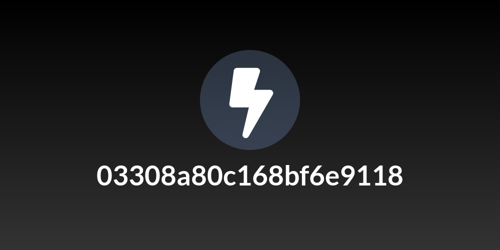 03308a80c168bf6e9118