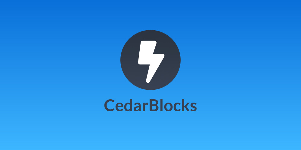 CedarBlocks
