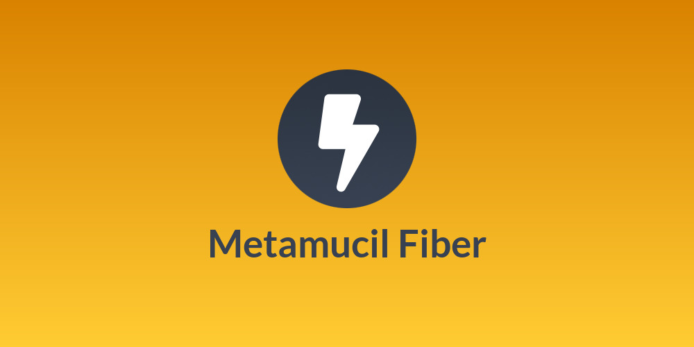 Metamucil Fiber