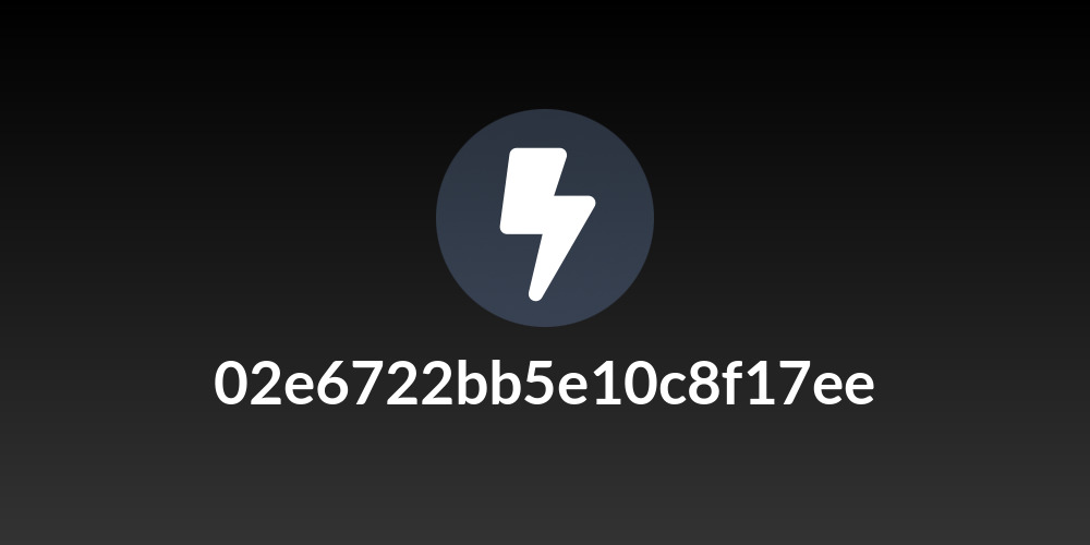 02e6722bb5e10c8f17ee