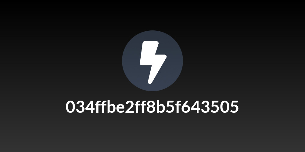 034ffbe2ff8b5f643505