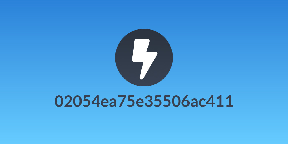 02054ea75e35506ac411