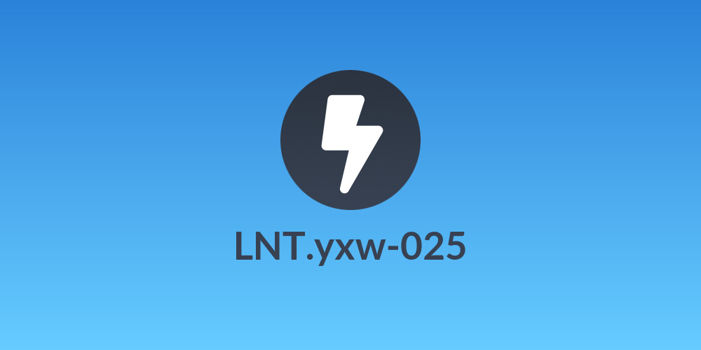 LNT.yxw-025