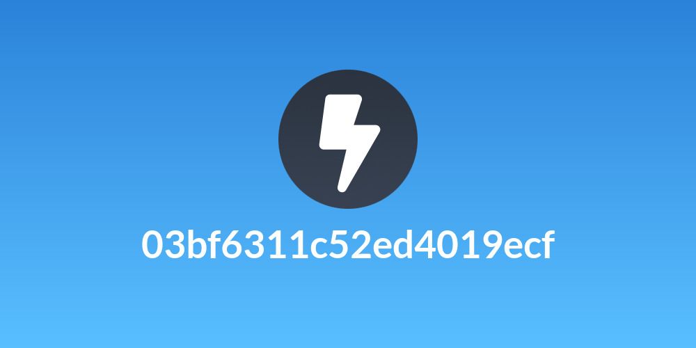 03bf6311c52ed4019ecf