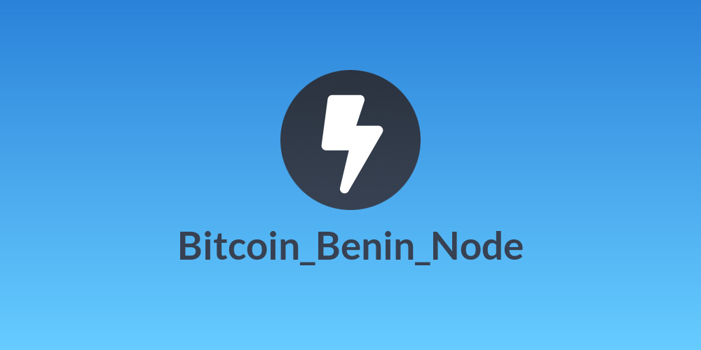 Bitcoin_Benin_Node