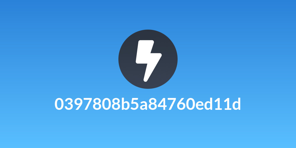 0397808b5a84760ed11d