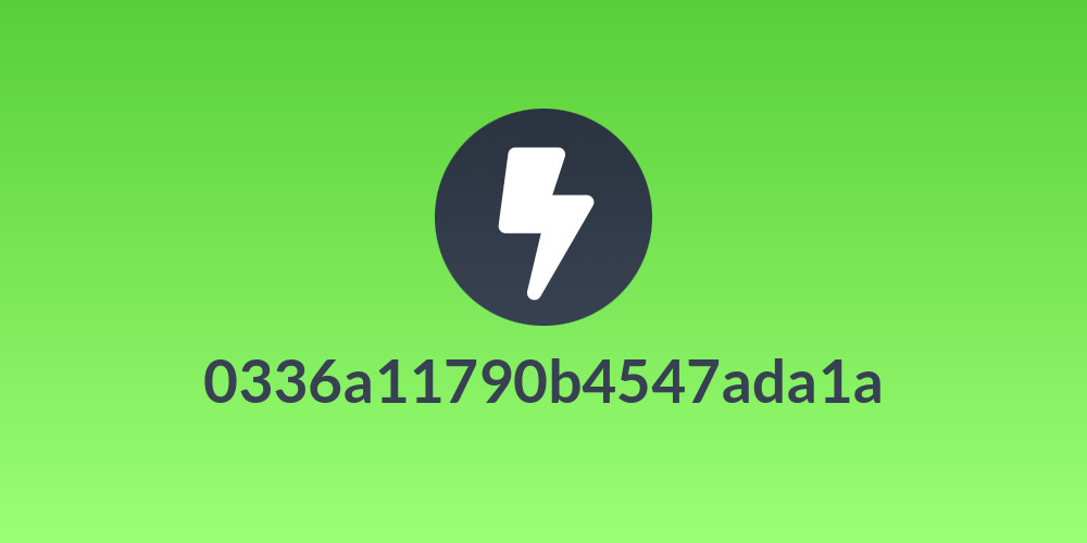 0336a11790b4547ada1a