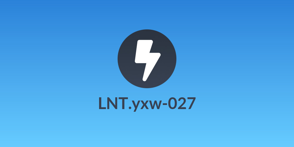 LNT.yxw-027