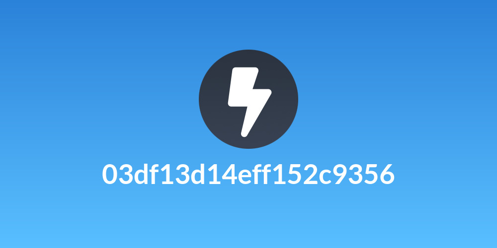 03df13d14eff152c9356