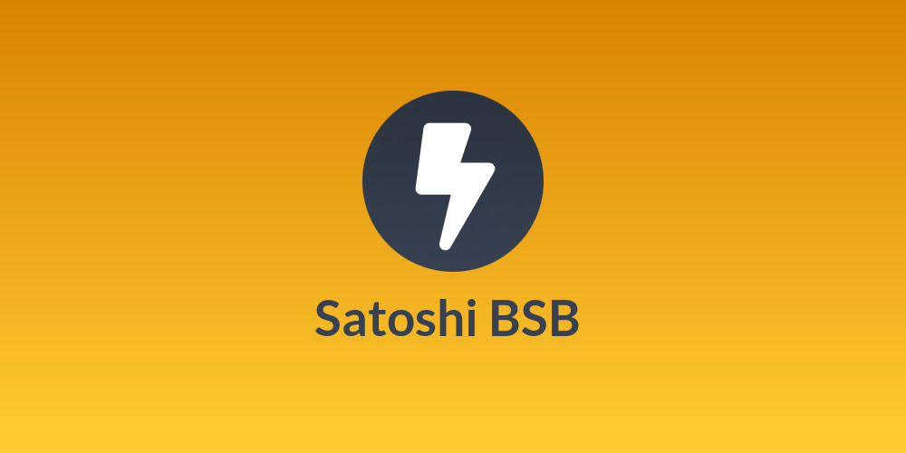 Satoshi BSB ⚡