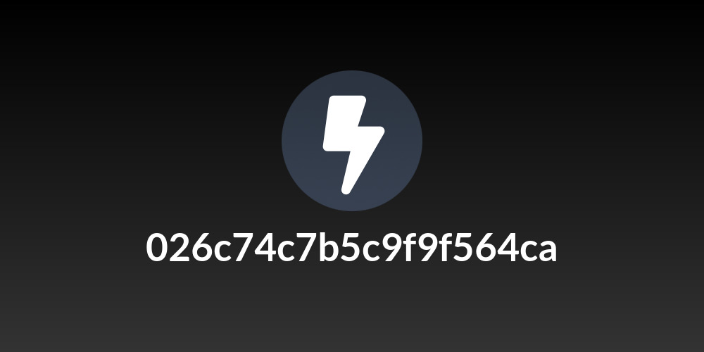 026c74c7b5c9f9f564ca