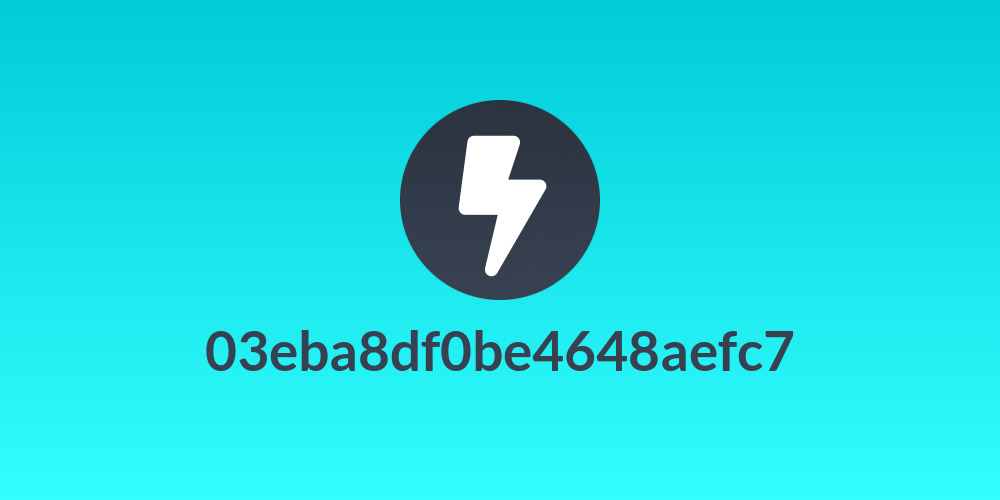 03eba8df0be4648aefc7