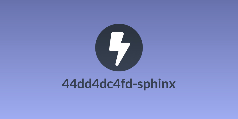 44dd4dc4fd-sphinx