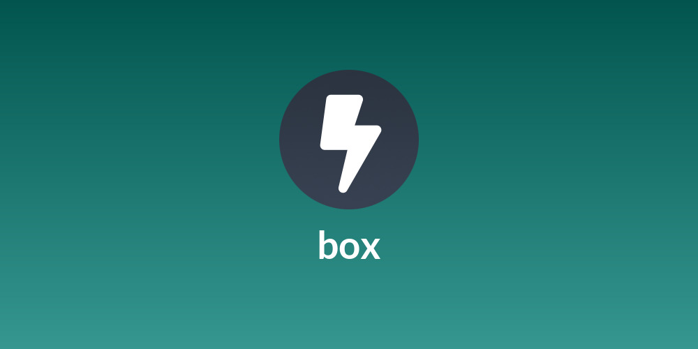 box