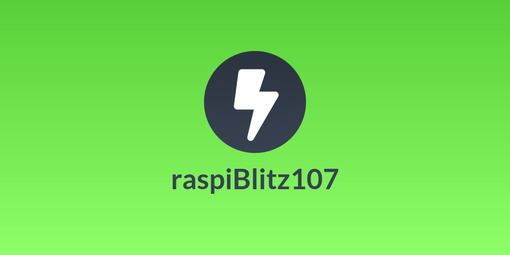raspiBlitz107