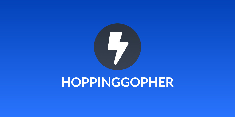 HOPPINGGOPHER
