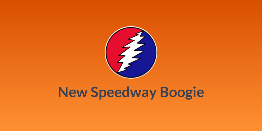 New Speedway Boogie