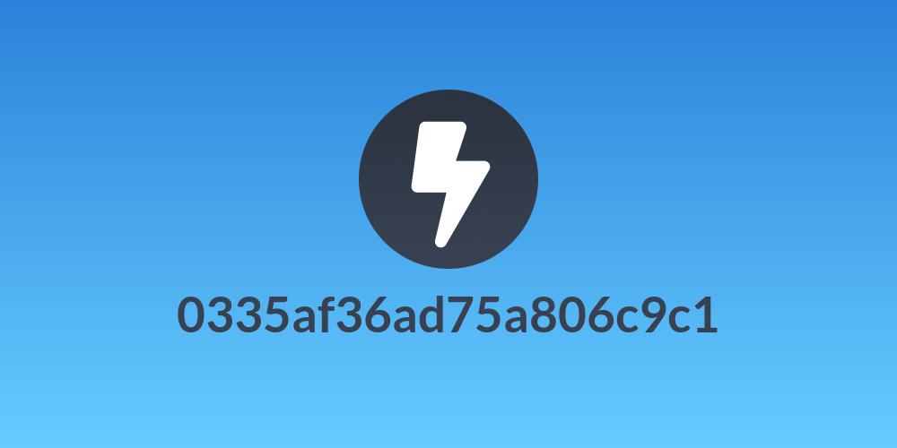 0335af36ad75a806c9c1