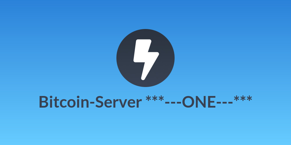 Bitcoin-Server ***---ONE---***