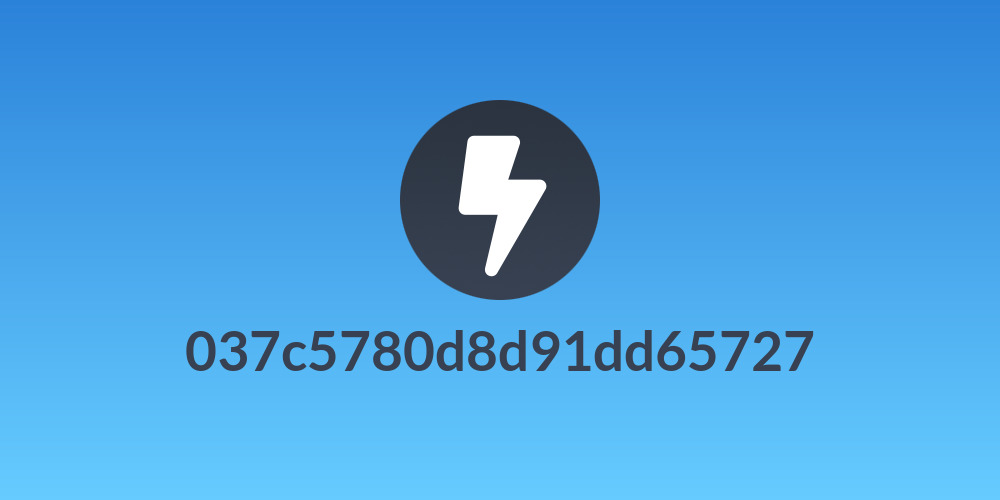 037c5780d8d91dd65727