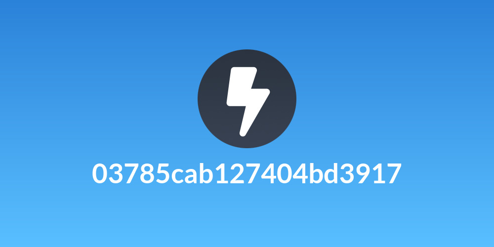 03785cab127404bd3917