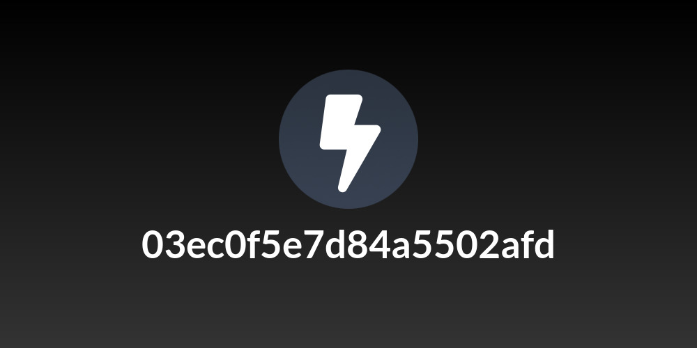 03ec0f5e7d84a5502afd