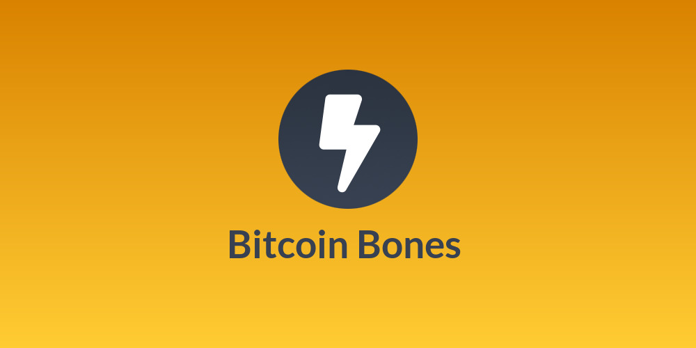 Bitcoin Bones 🦴