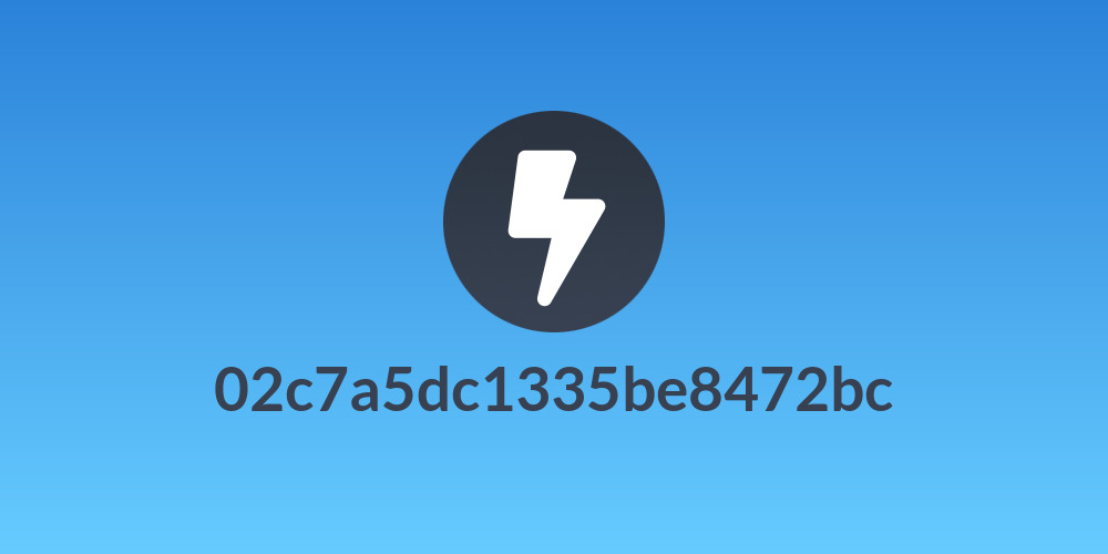 02c7a5dc1335be8472bc