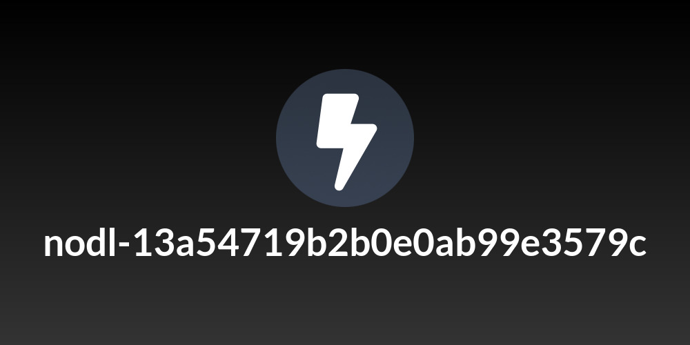 nodl-13a54719b2b0e0ab99e3579c