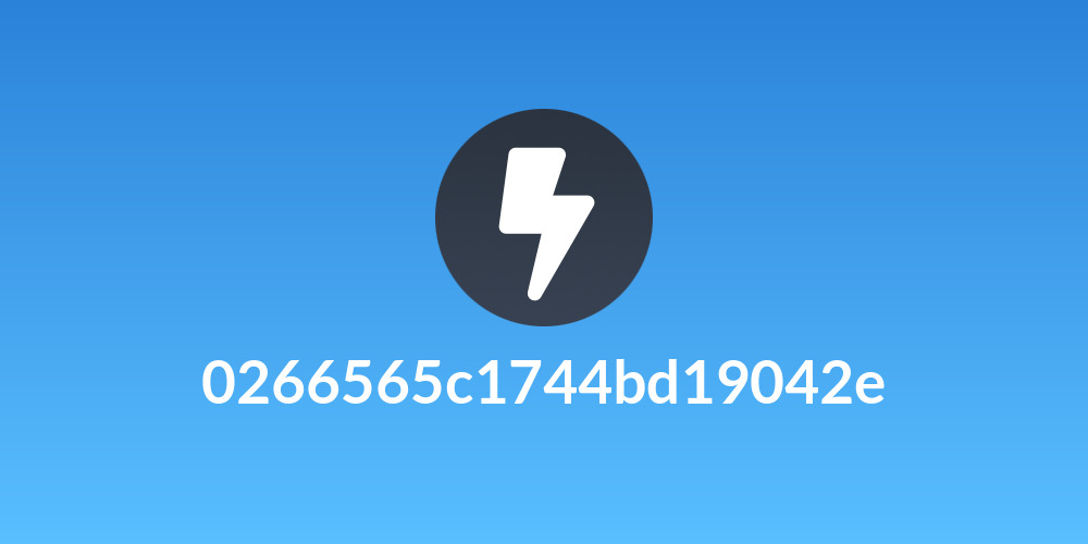 0266565c1744bd19042e
