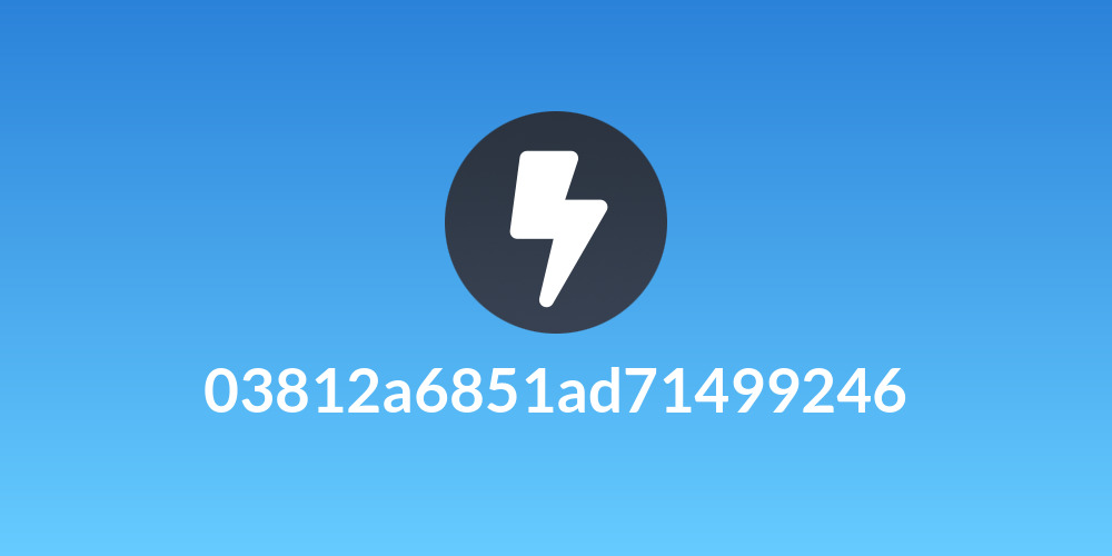 03812a6851ad71499246