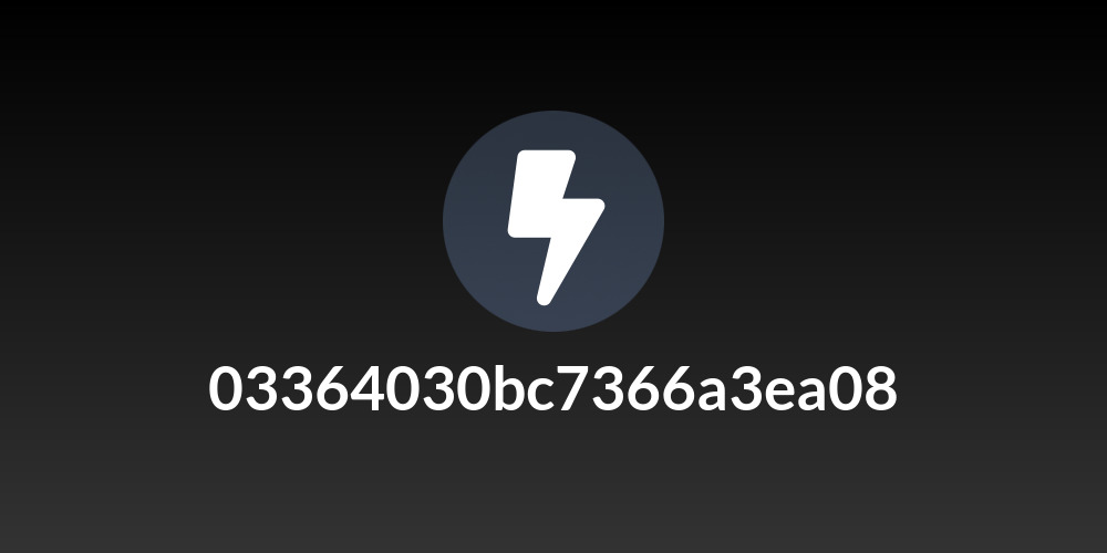 03364030bc7366a3ea08