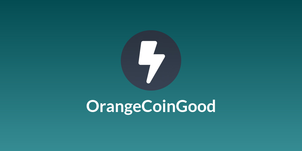 OrangeCoinGood