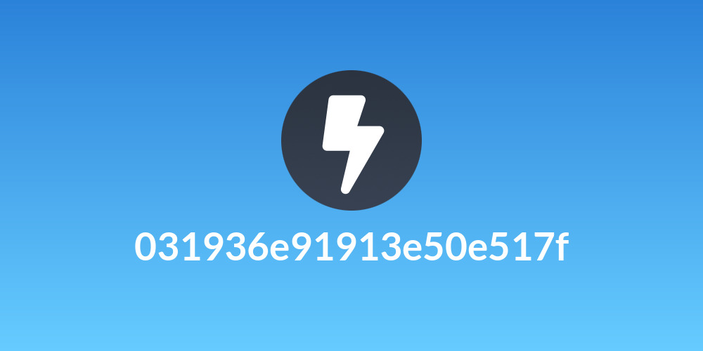 031936e91913e50e517f
