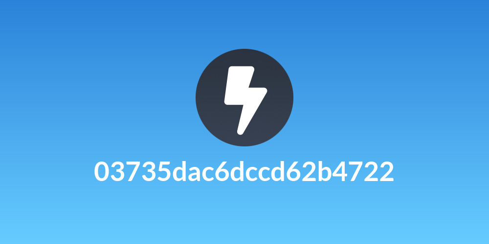 03735dac6dccd62b4722