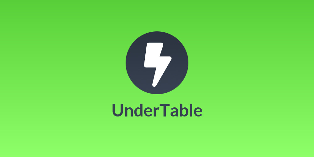 UnderTable