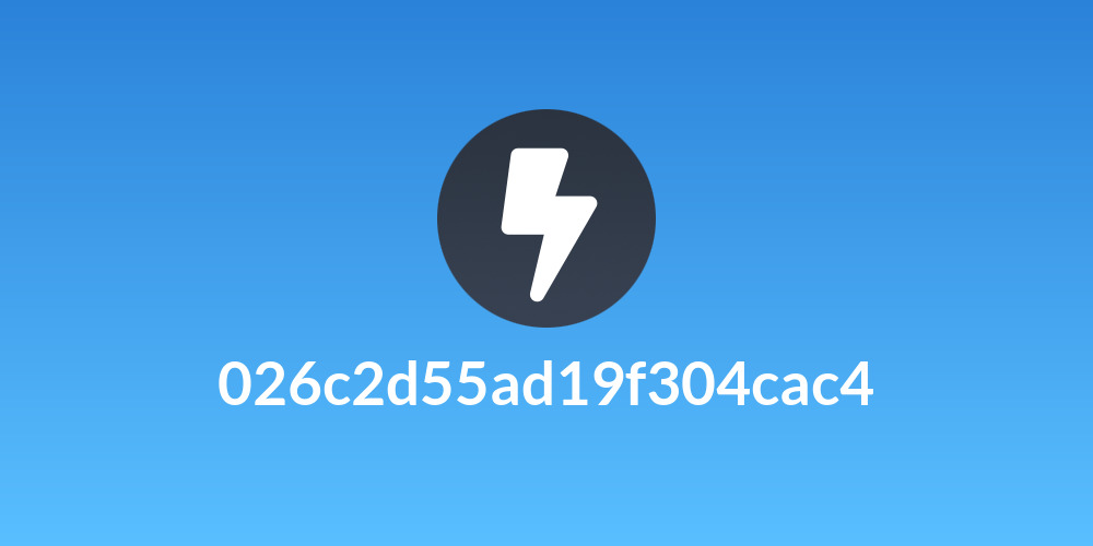 026c2d55ad19f304cac4