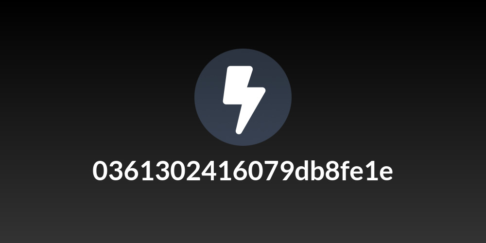 0361302416079db8fe1e