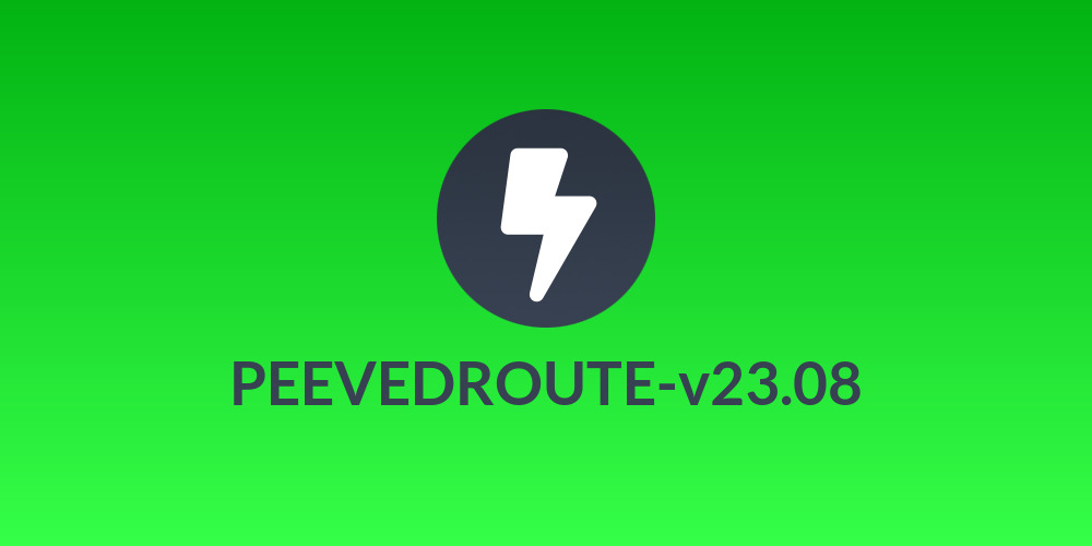 PEEVEDROUTE-v23.08