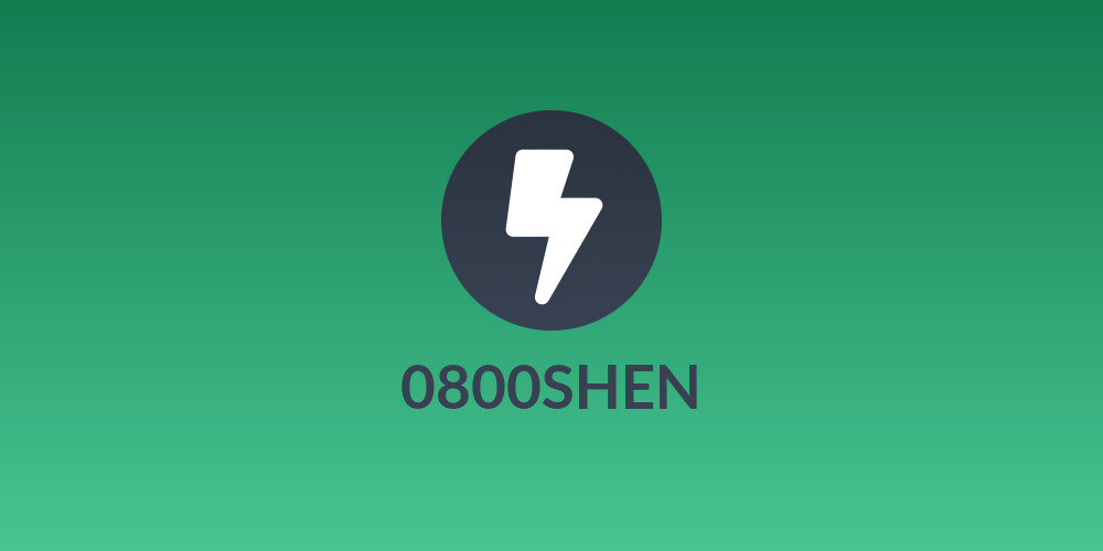 0800SHEN