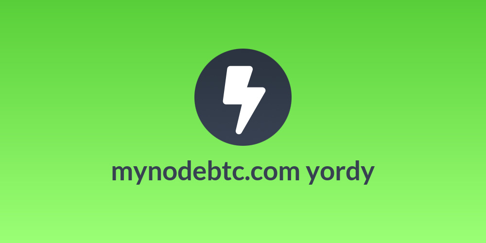 mynodebtc.com yordy