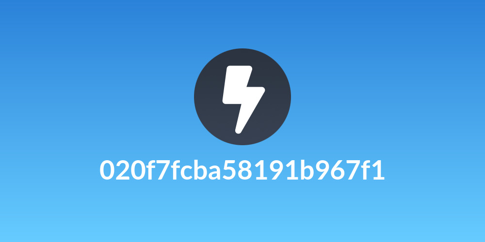 020f7fcba58191b967f1