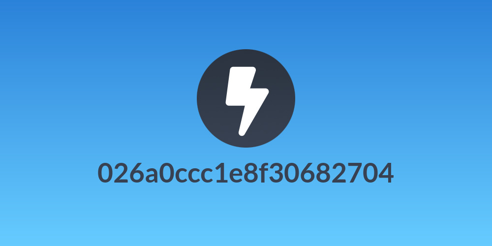 026a0ccc1e8f30682704