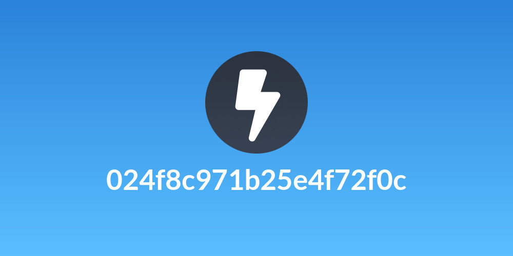 024f8c971b25e4f72f0c