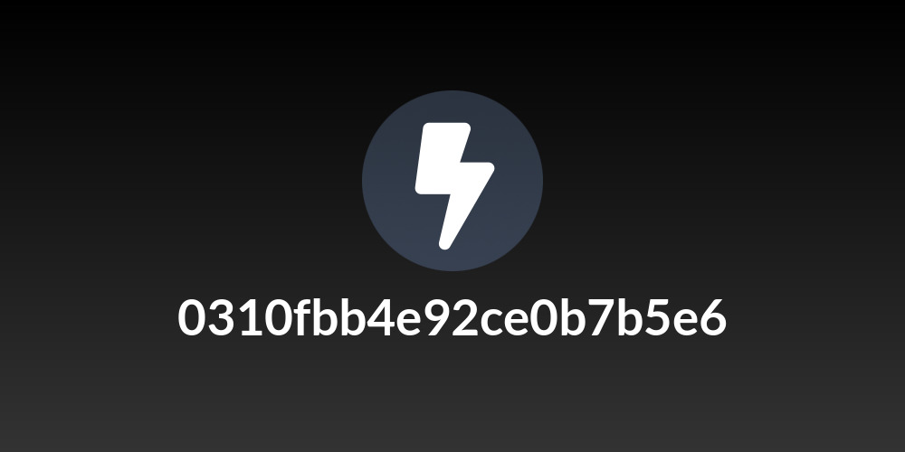 0310fbb4e92ce0b7b5e6