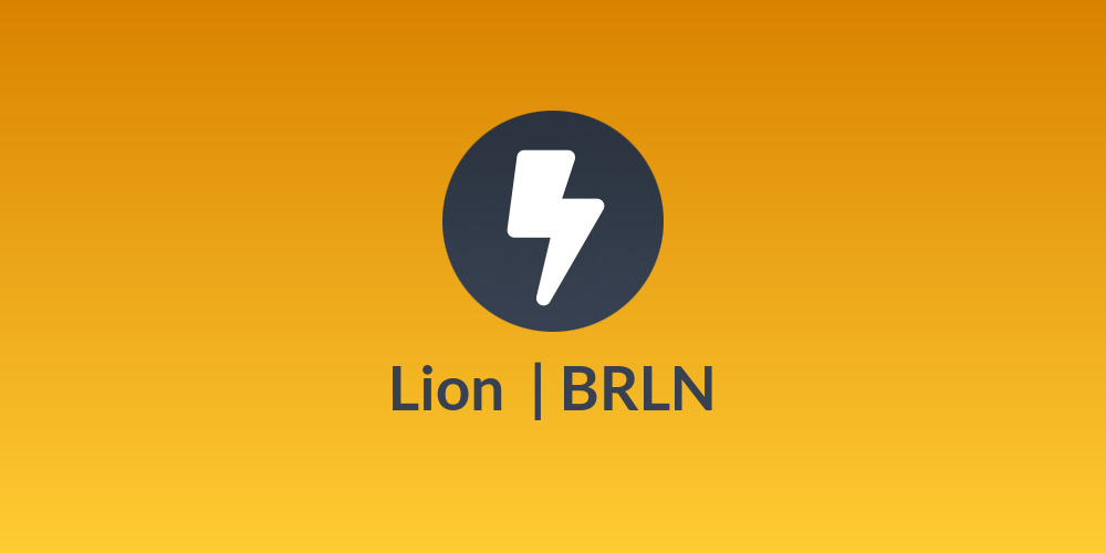 Lion 🦁 | BR⚡️LN